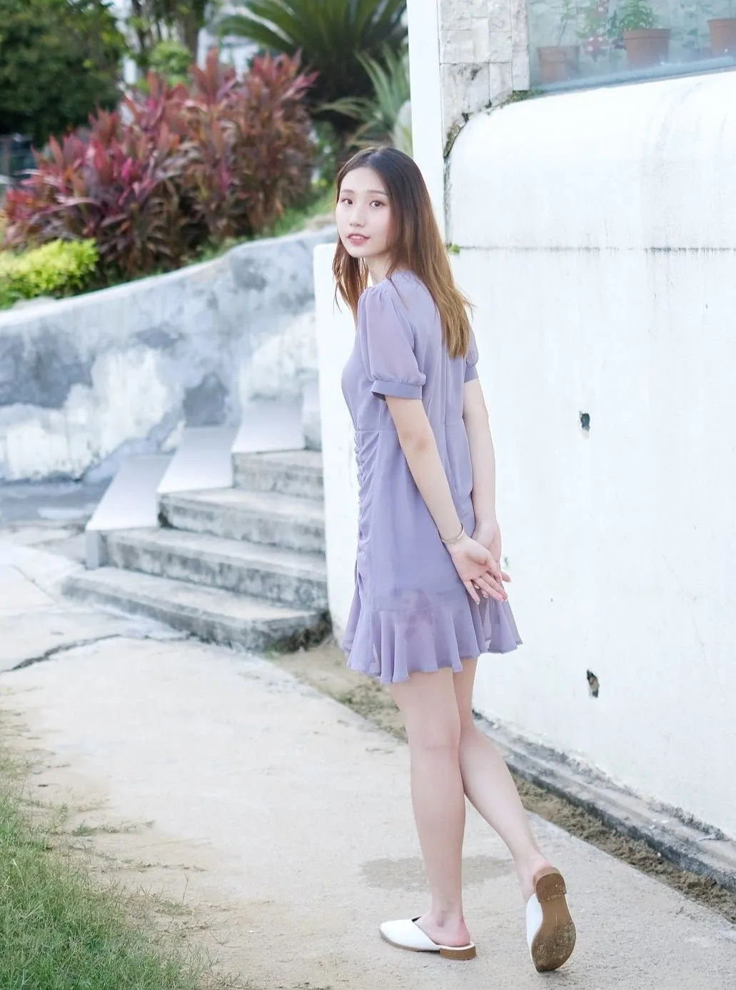 Short Wrap Dress HEATHER*