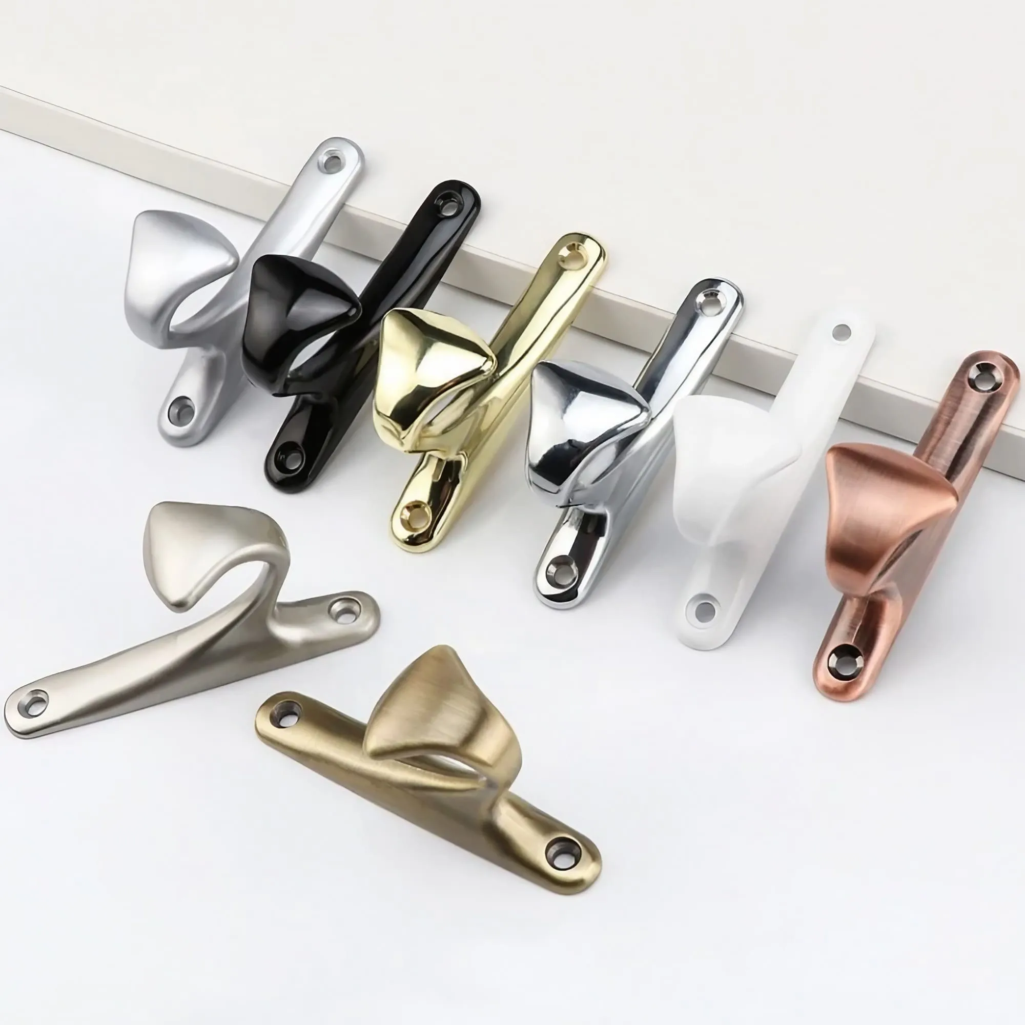 Simple Zinc Alloy Single Coat Hooks For Wall