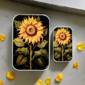 Sunflower Notions Tin