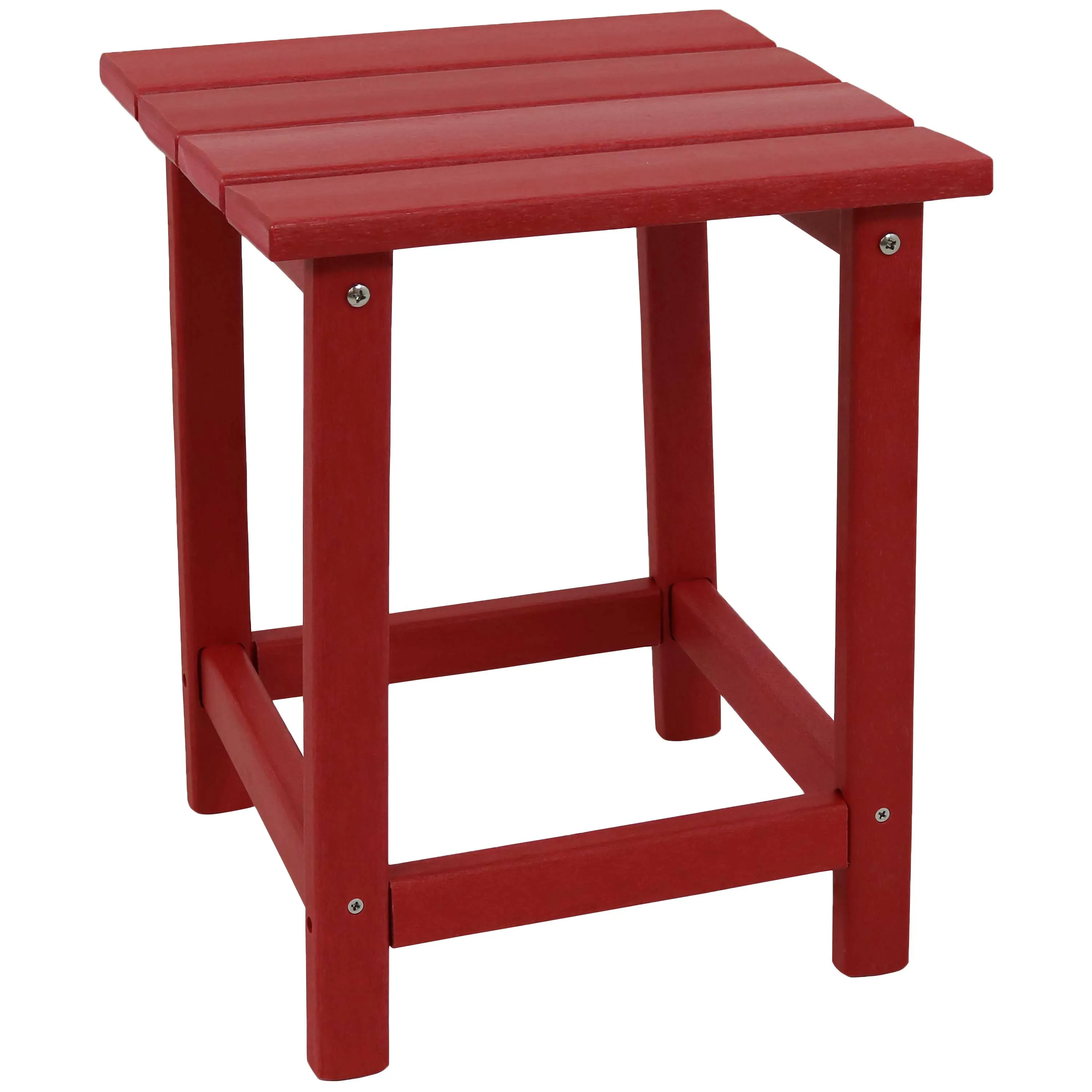 Sunnydaze All-Weather Outdoor Adirondack Square Side Table