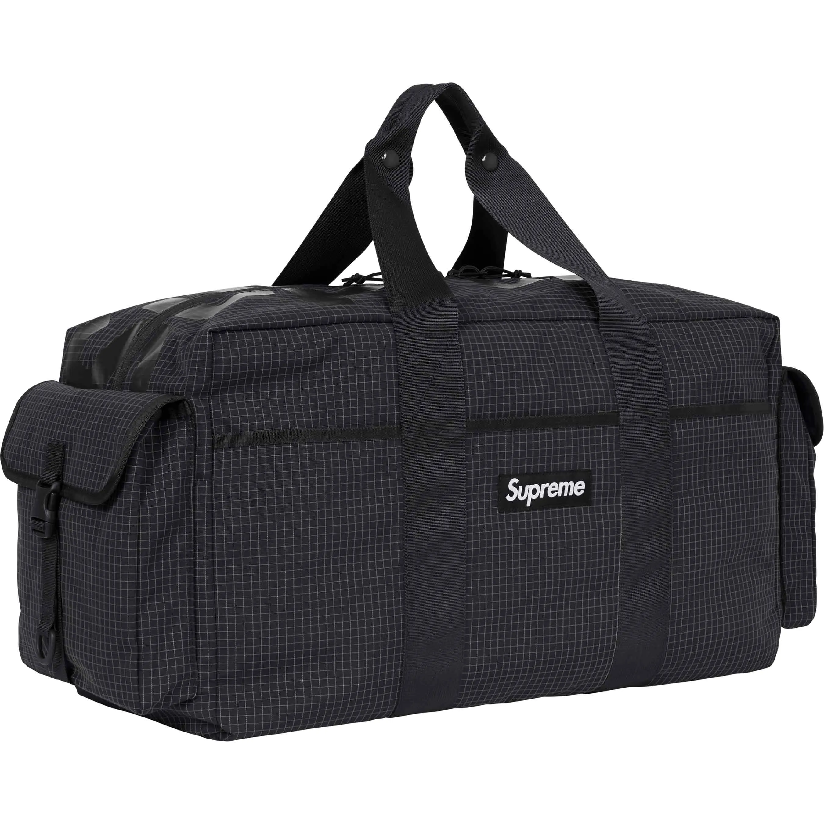 Supreme 3M Reflective Duffle Bag Black 44L