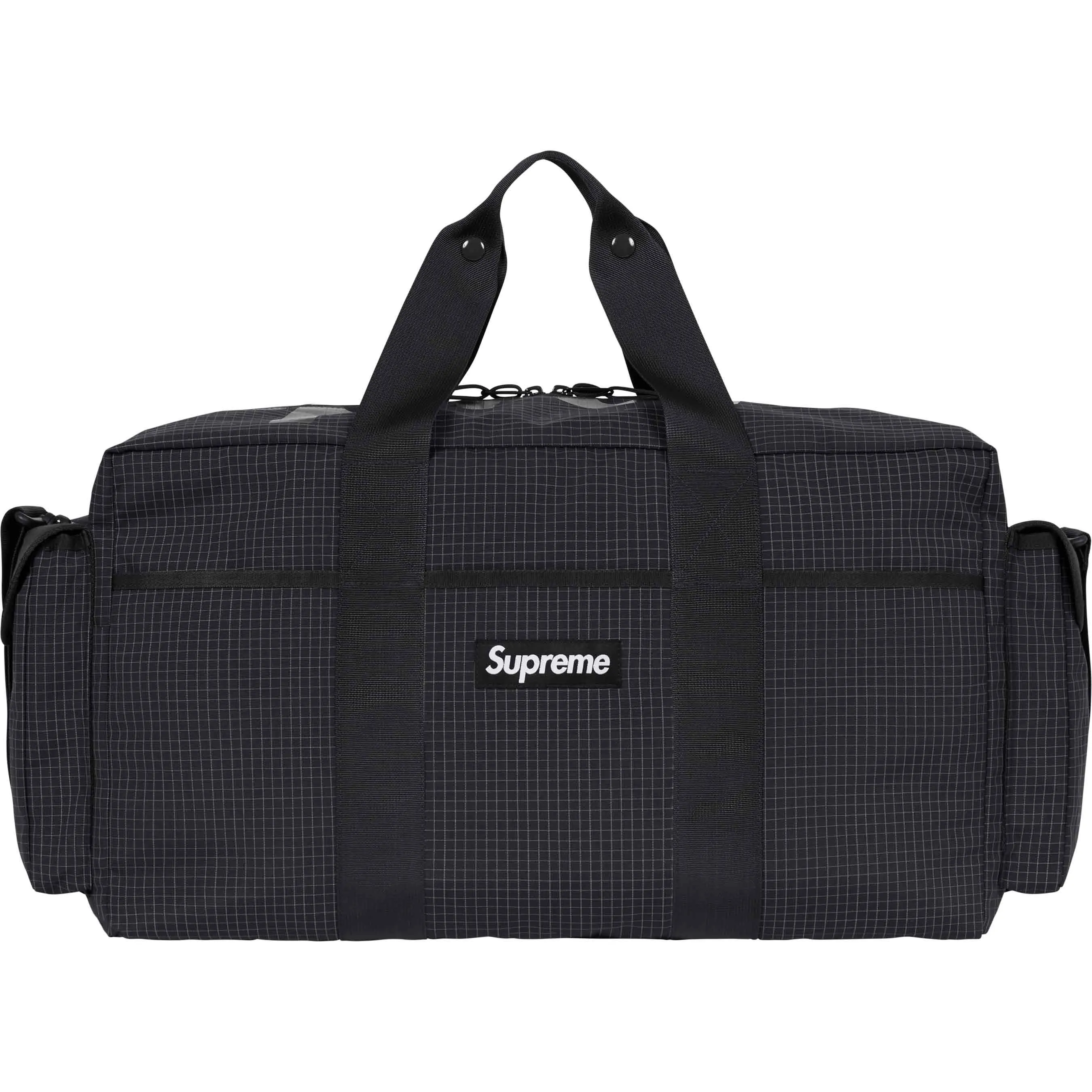 Supreme 3M Reflective Duffle Bag Black 44L