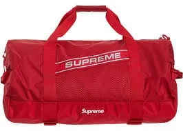 Supreme Logo Duffle Bag Red