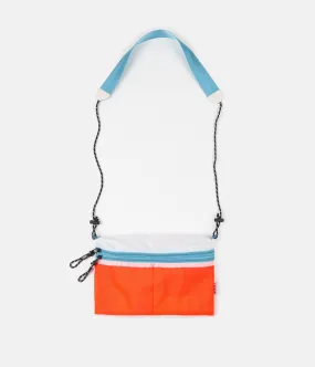 Taikan Everything Sacoche Bag - Orange / White / Teal - Large