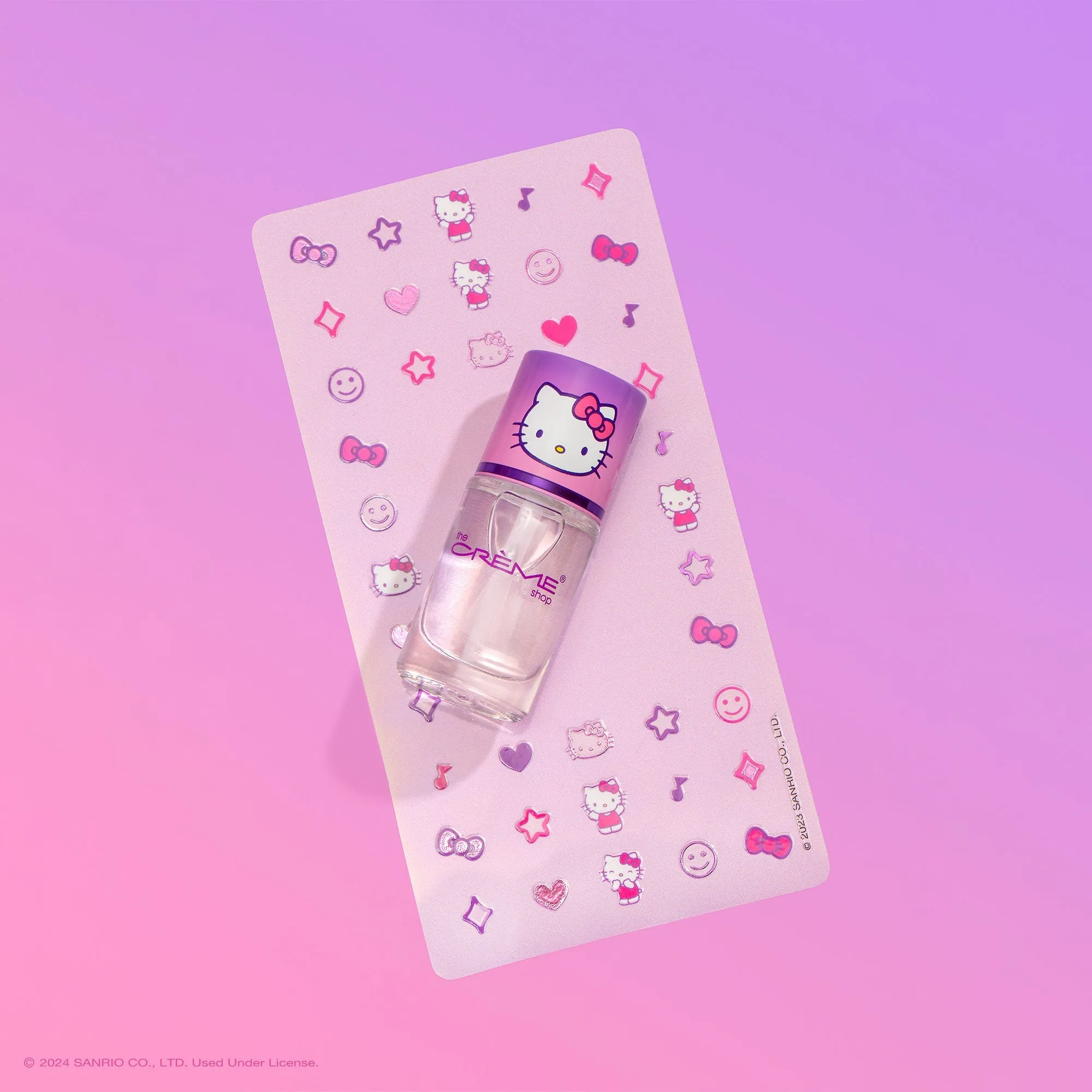 The Crème Shop x Hello Kitty(Purple) 50 Nail Decals   Clear Polish