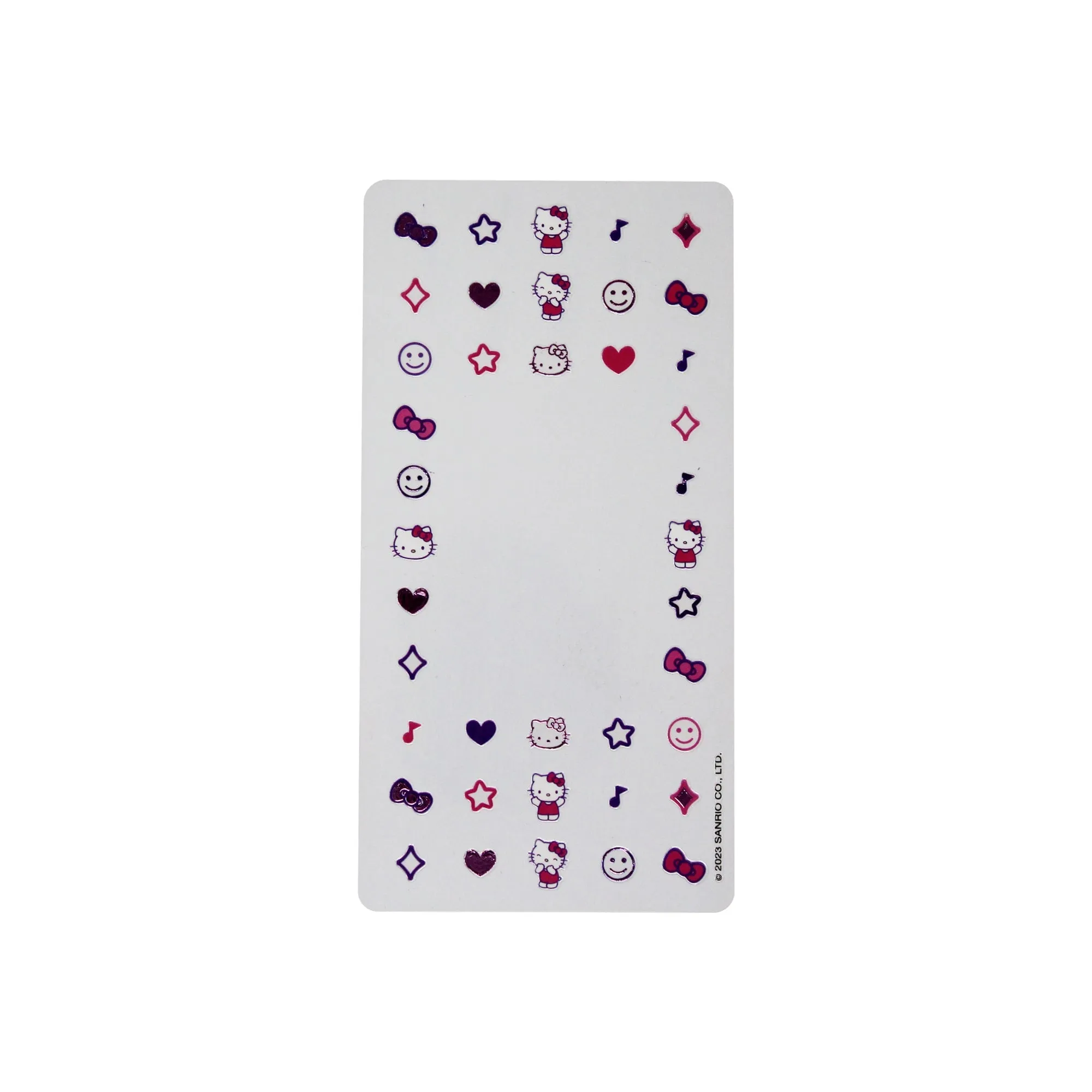 The Crème Shop x Hello Kitty(Purple) 50 Nail Decals   Clear Polish