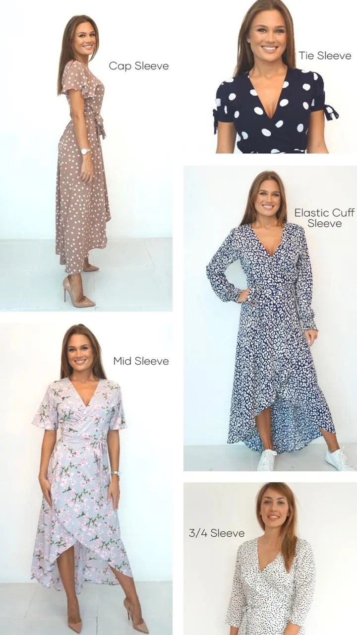 The Maxi Wrap Dress - Fairground Fun