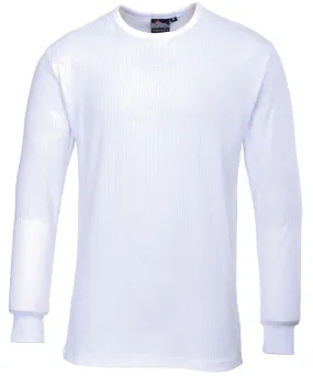 Thermal t-shirt long sleeved (B123) | White