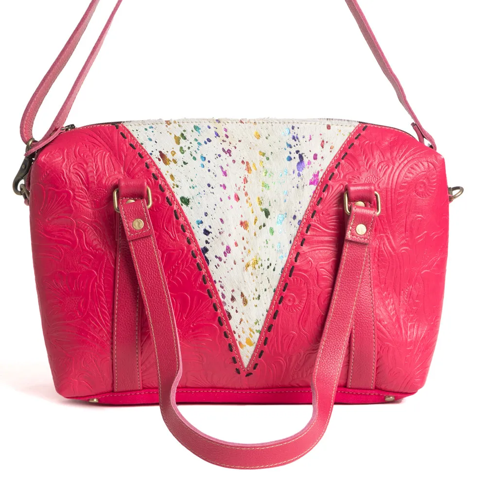 Tierra Vasta Duffle Bag  in Magenta