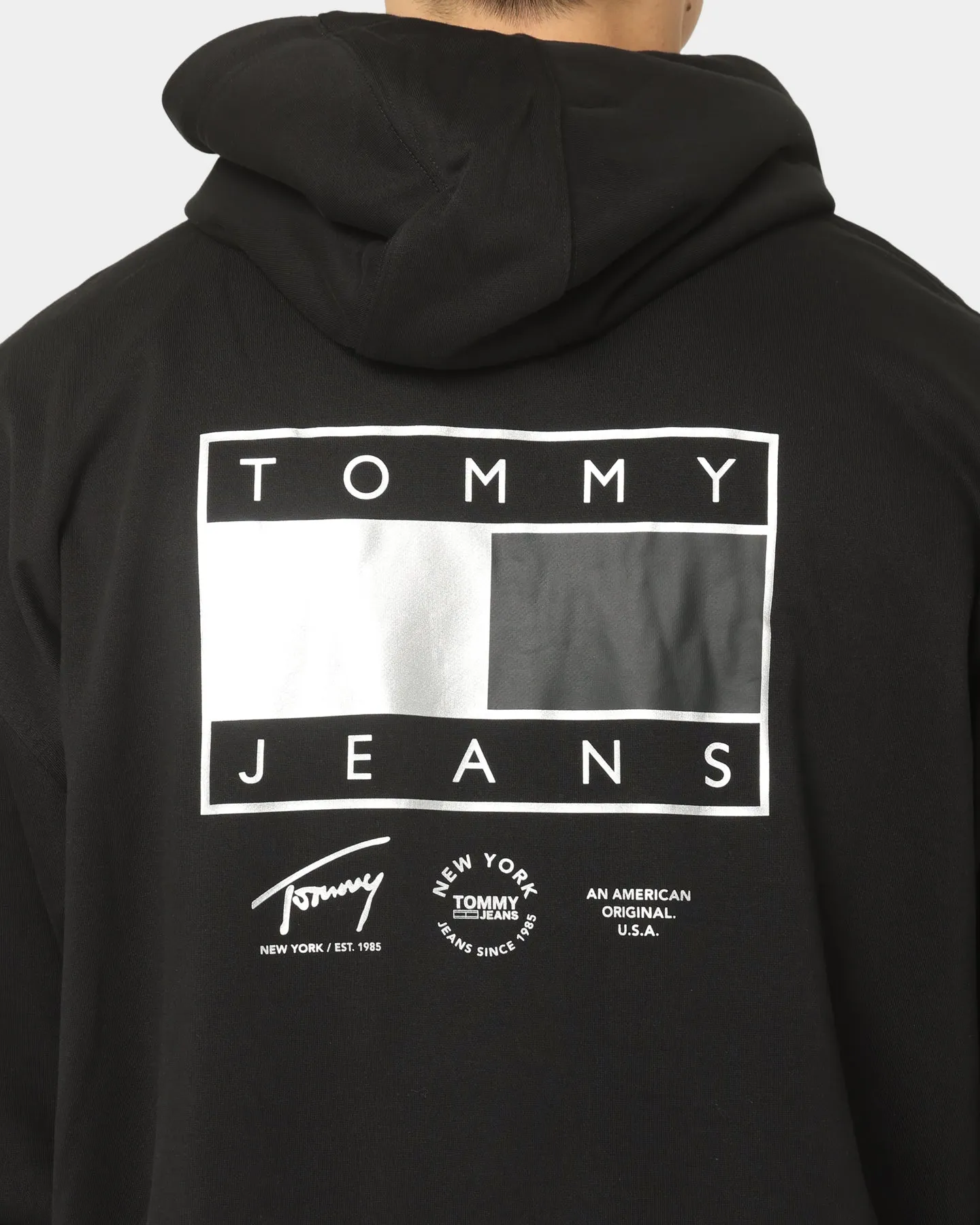 Tommy Jeans Metallic Hoodie Black