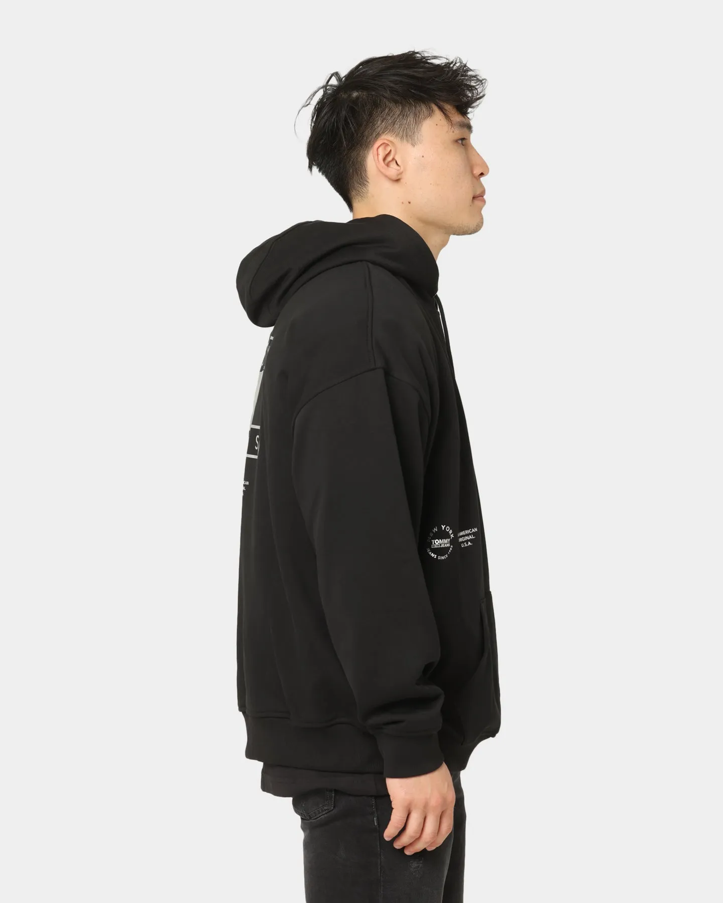 Tommy Jeans Metallic Hoodie Black