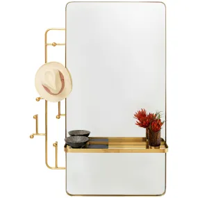 Tristan Mirror with Coat Rack