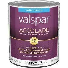 Valspar® Accolade® Interior Paint   Primer Matte 5 Gallon Ultra White