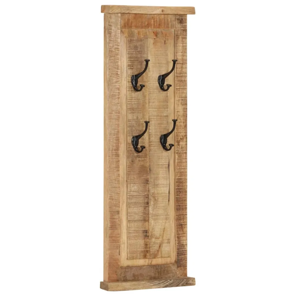 vidaXL Coat Racks 2 pcs Solid Wood Mango 38x100 cm