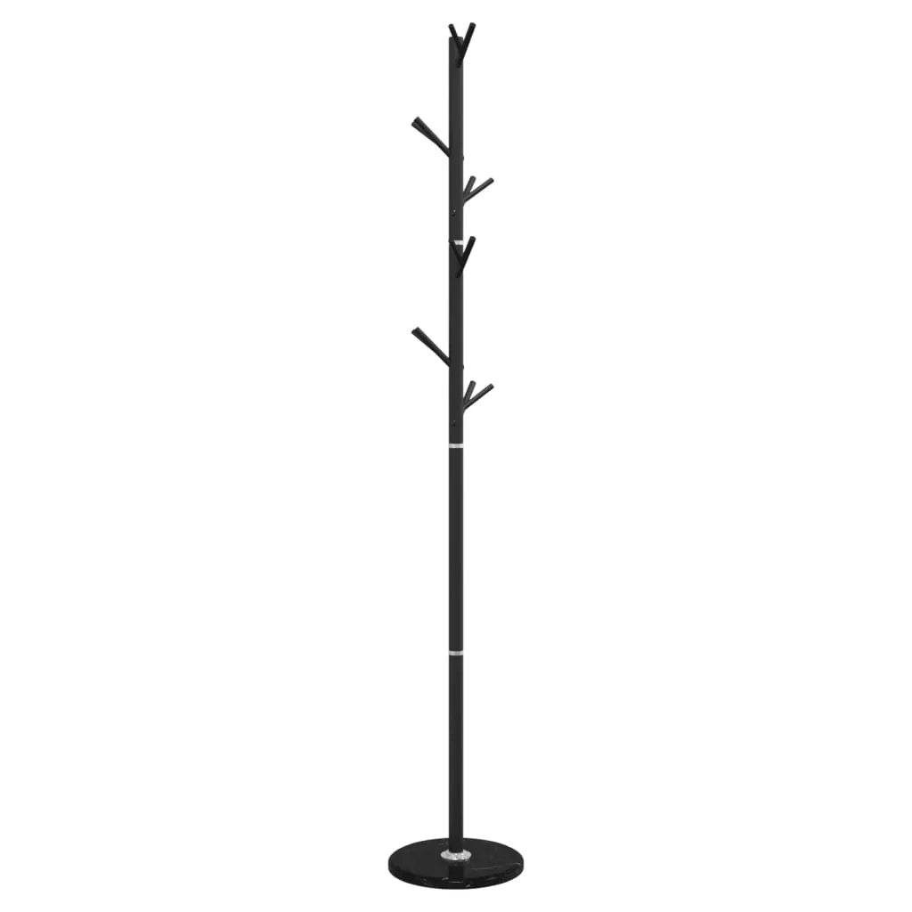 vidaXL Coat Stand Black 175 cm Powder-coated Iron