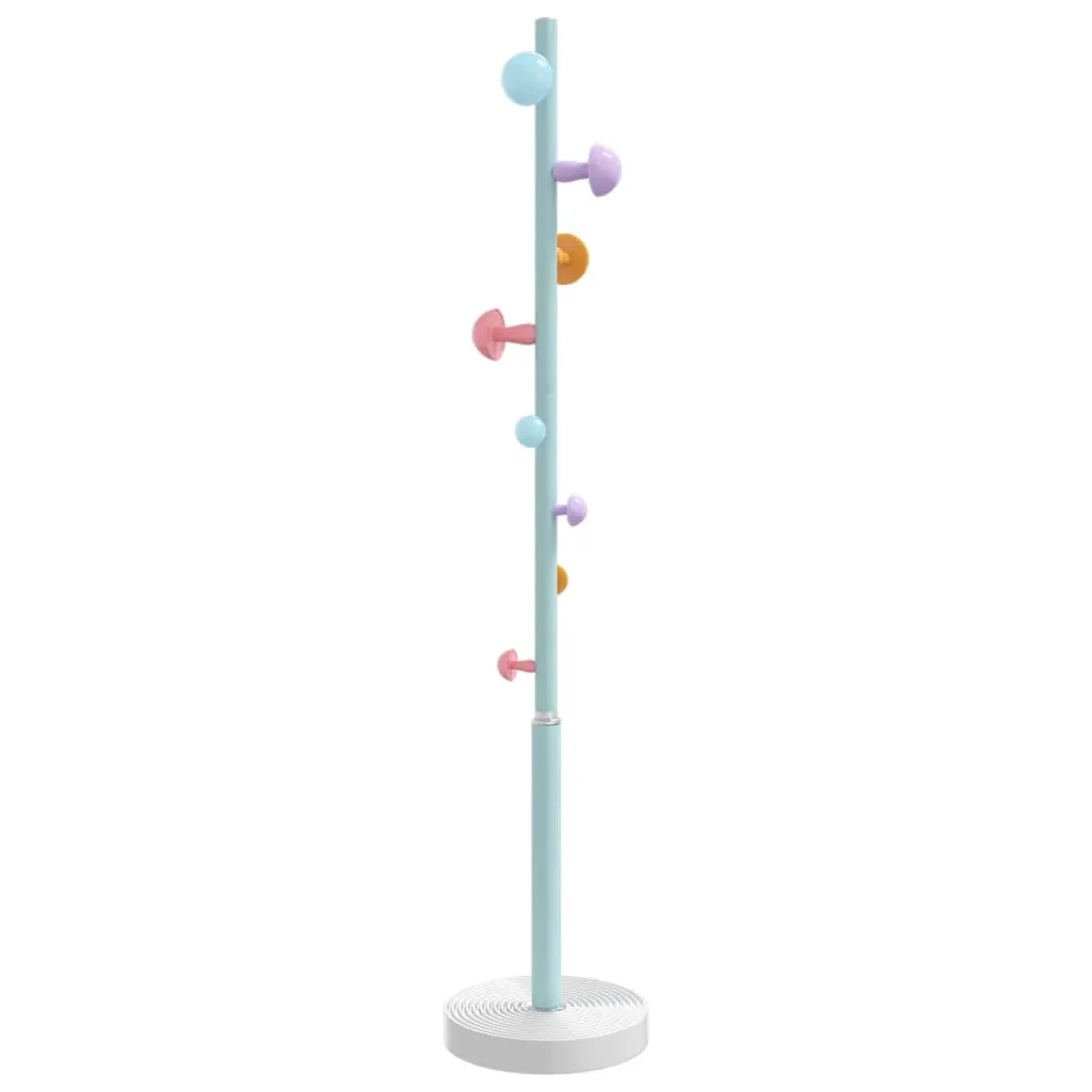 vidaXL Coat Stand Blue 172 cm Powder-coated Iron