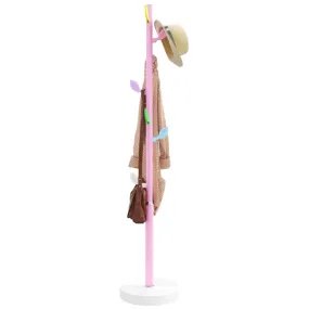 vidaXL Coat Stand Pink 172 cm Powder-coated Iron