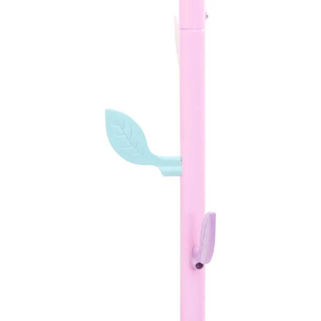 vidaXL Coat Stand Pink 172 cm Powder-coated Iron