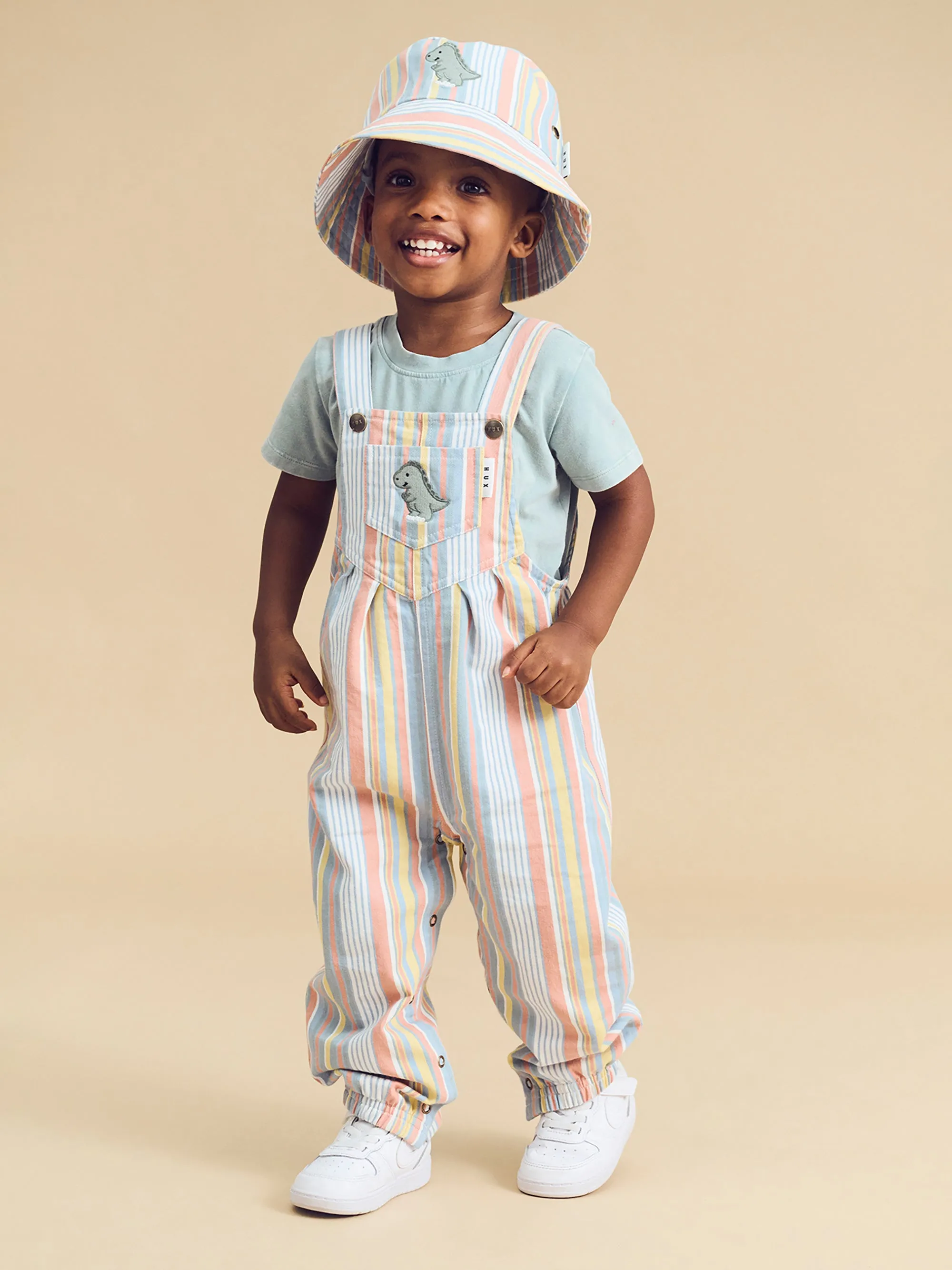 VINTAGE STRIPE OVERALL