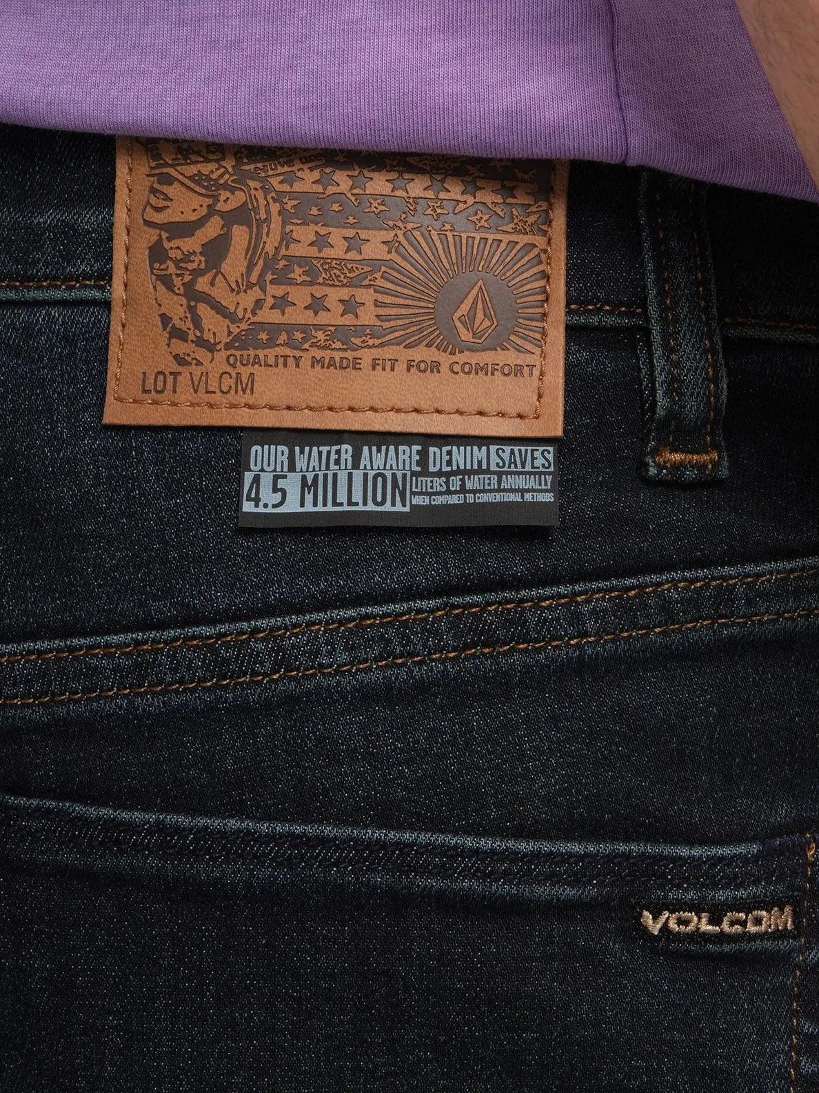 Volcom Solver Denim Jeans New Vintage Blue