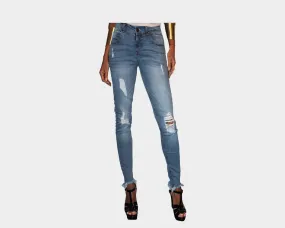 Washed blue stretch skinny jeans - The Malibu