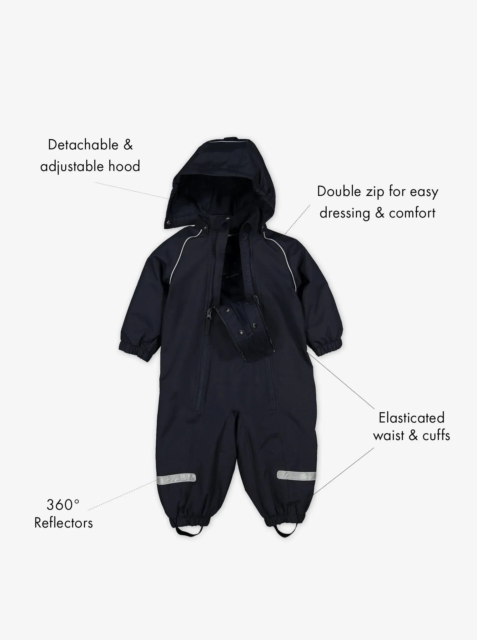 Waterproof Shell Fleece Lined Babies Overall