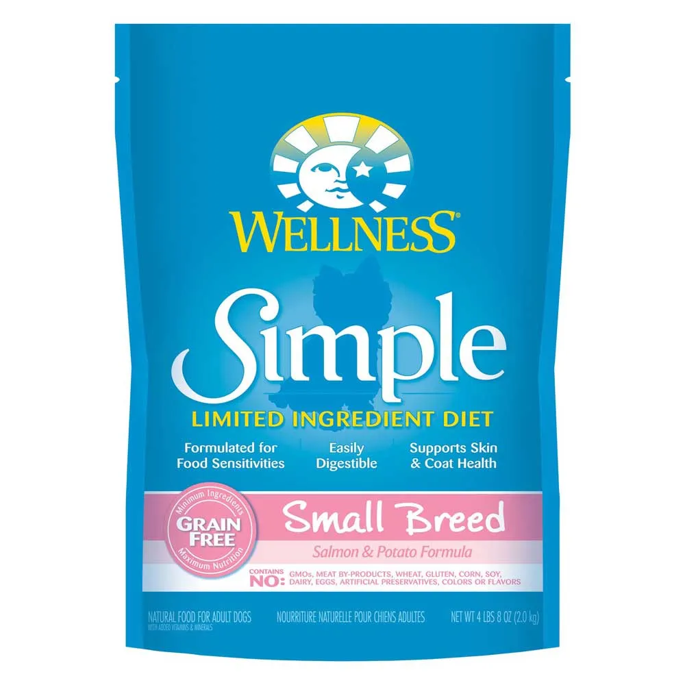 Wellness Dog Simple Limited Ingredient Diet Small Breed Salmon & Potato Formula 2kg