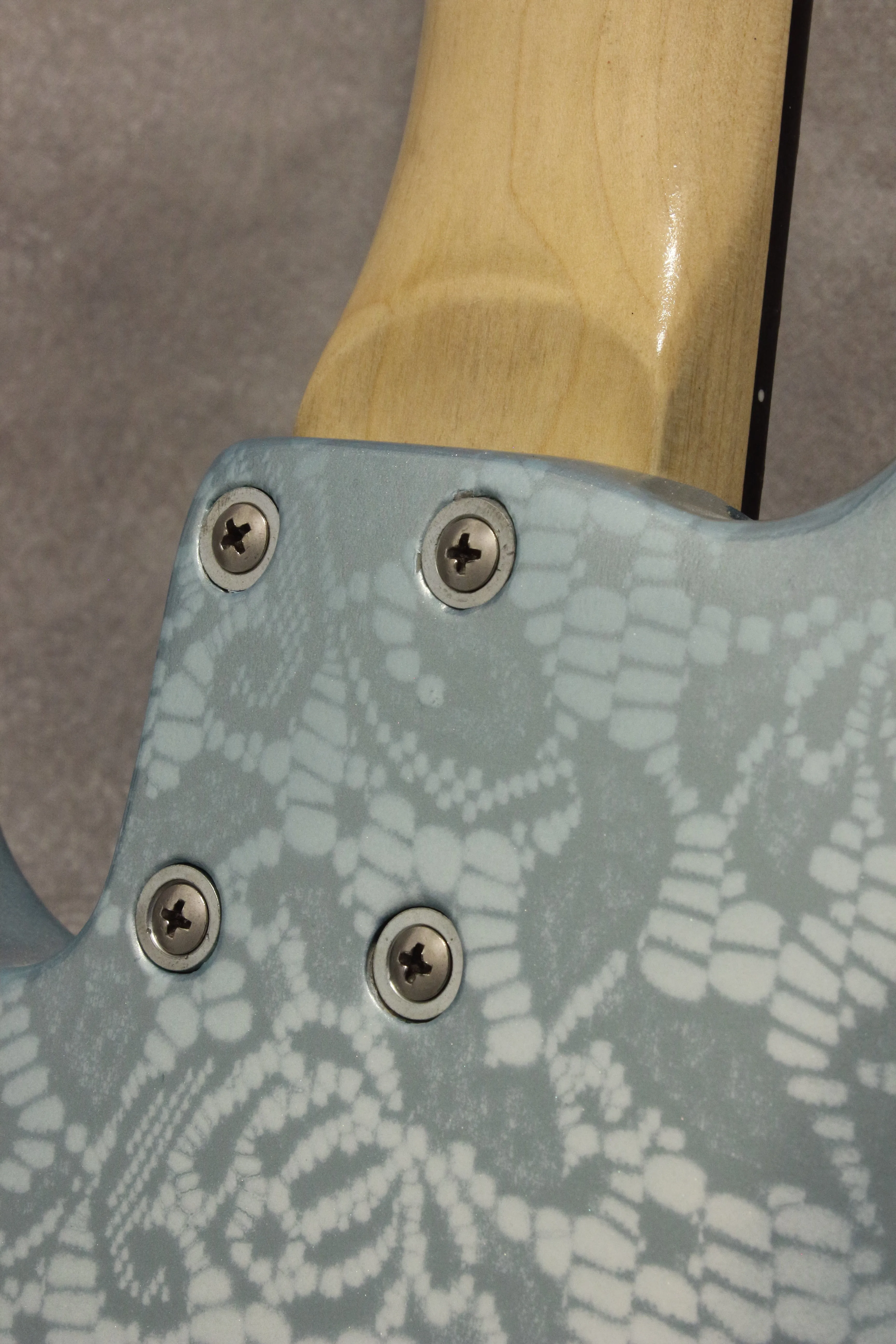 WellWood Custom PJ Bass Ice Blue Metallic 2020