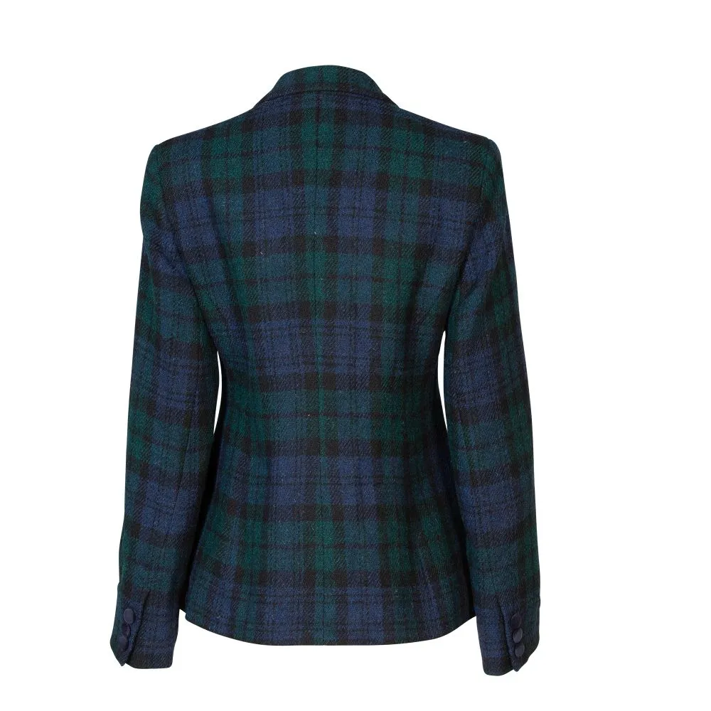 Women's Harris Tweed Jacket - Melanie - Black Watch