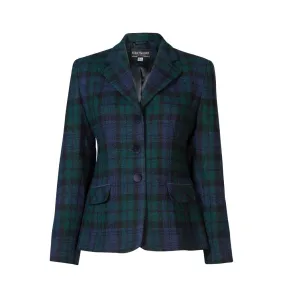 Women's Harris Tweed Jacket - Melanie - Black Watch