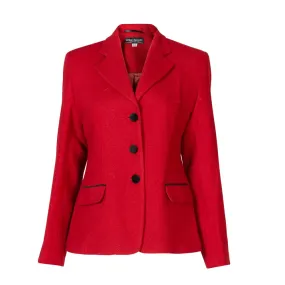 Women's Harris Tweed Jacket - Melanie - Red Twill